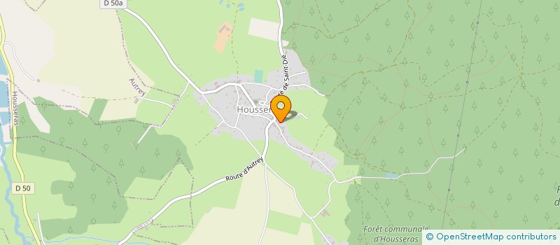 localisation de l'entreprise MONSIEUR FRANCK CHARPENTIER  HOUSSERAS