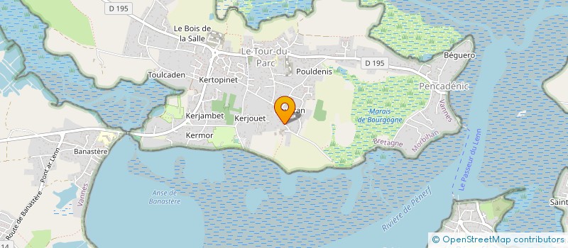 localisation de l'entreprise MONSIEUR FRANCK CHARRIER  LE TOUR-DU-PARC