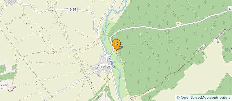 localisation de l'entreprise MONSIEUR FRANCK CHASSAIN  ARRELLES