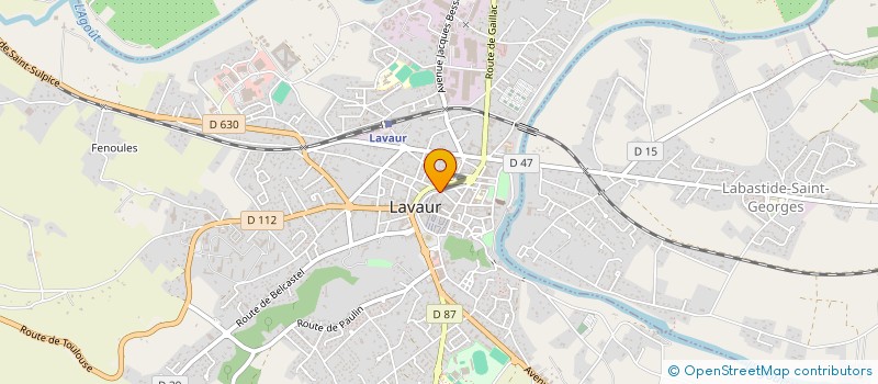 localisation de l'entreprise MONSIEUR FRANCK CHATAIGNE  LABASTIDE-SAINT-GEORGES