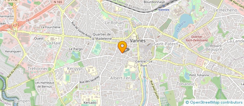 localisation de l'entreprise MONSIEUR FRANCK CHAUDRE à VANNES