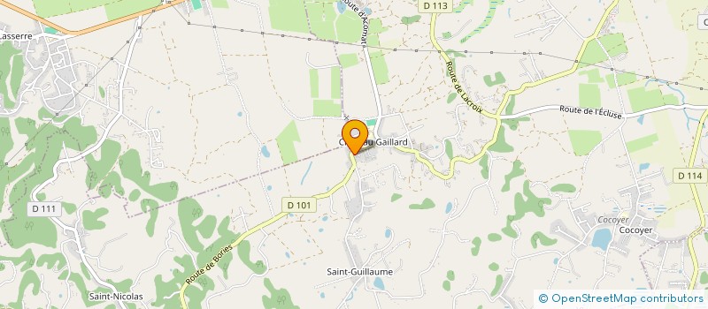 localisation de l'entreprise MONSIEUR FRANCK CHAUPARD  LE MOULE