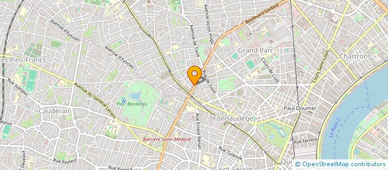 localisation de l'entreprise MONSIEUR FRANCK CHAUSSE  LE BOUSCAT