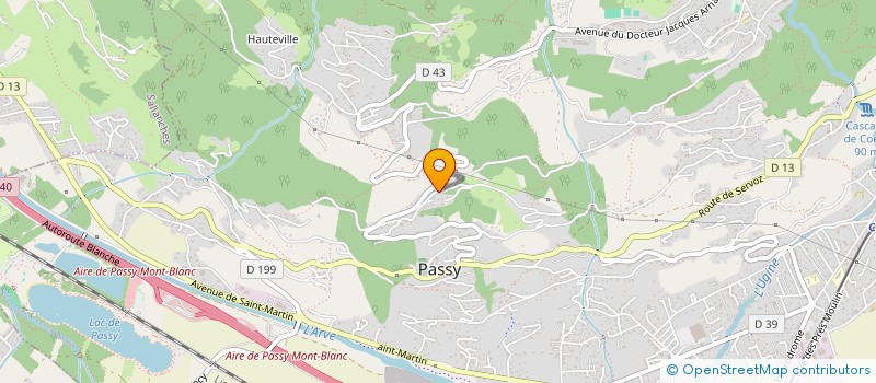 localisation de l'entreprise MONSIEUR FRANCK CHAUVEAU  PASSY