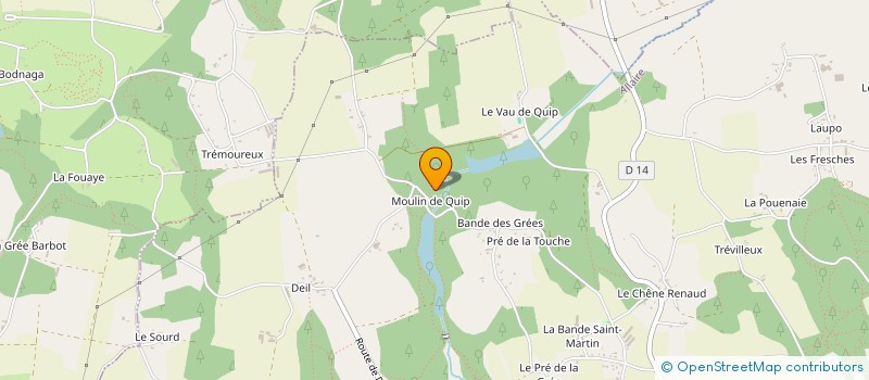 localisation de l'entreprise MONSIEUR FRANCK CHAUVET  ALLAIRE