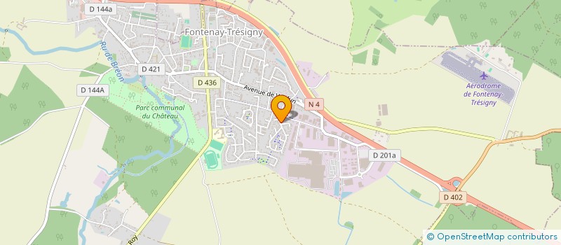 localisation de l'entreprise MONSIEUR FRANCK CHAUVIERE  FONTENAY-TRESIGNY