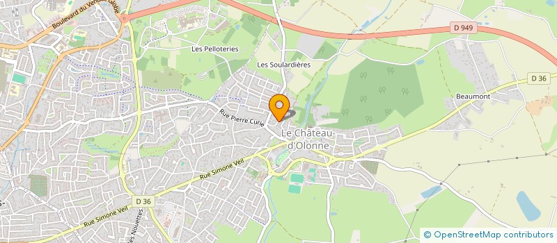 localisation de l'entreprise MONSIEUR FRANCK CHAUVIN à LES SABLES D'OLONNE