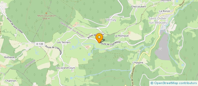 localisation de l'entreprise MONSIEUR FRANCK CHAVY  REGNIE-DURETTE