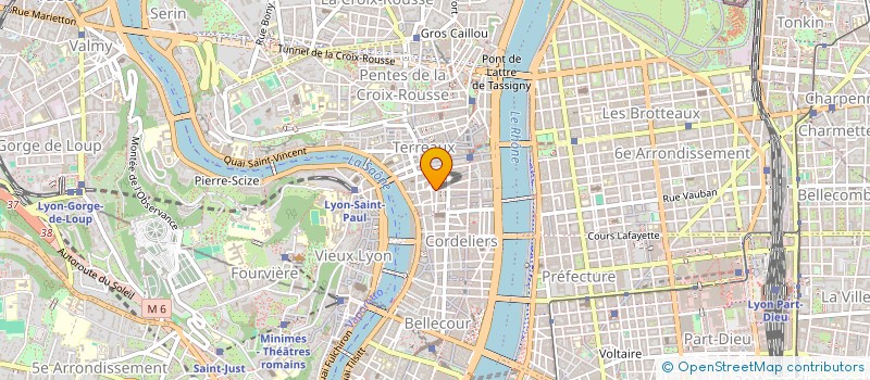 localisation de l'entreprise MONSIEUR FRANCK CHAZAL à LYON