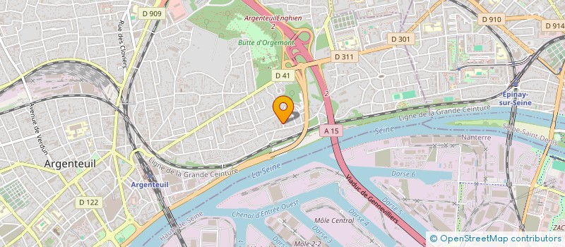 localisation de l'entreprise MONSIEUR FRANCK CHEBAB  ARGENTEUIL