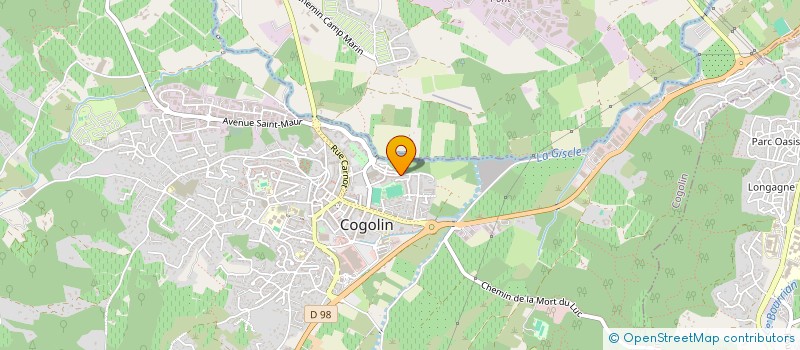 localisation de l'entreprise MONSIEUR FRANCK CHELLIA à COGOLIN