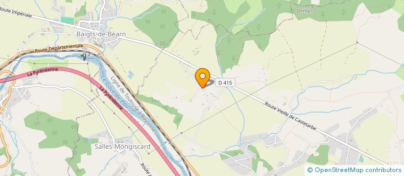 localisation de l'entreprise MONSIEUR FRANCK CHENAULT  ORTHEZ