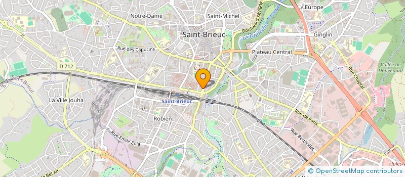 localisation de l'entreprise MONSIEUR FRANCK CHEVREUL à SAINT-BRIEUC