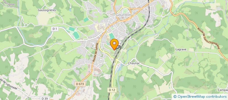 localisation de l'entreprise MONSIEUR FRANCK CHIMIRI  GOURDON