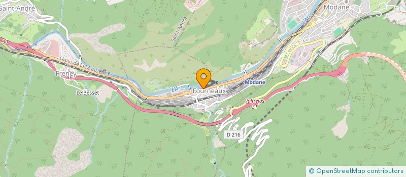 localisation de l'entreprise MONSIEUR FRANCK CHINAL  FOURNEAUX