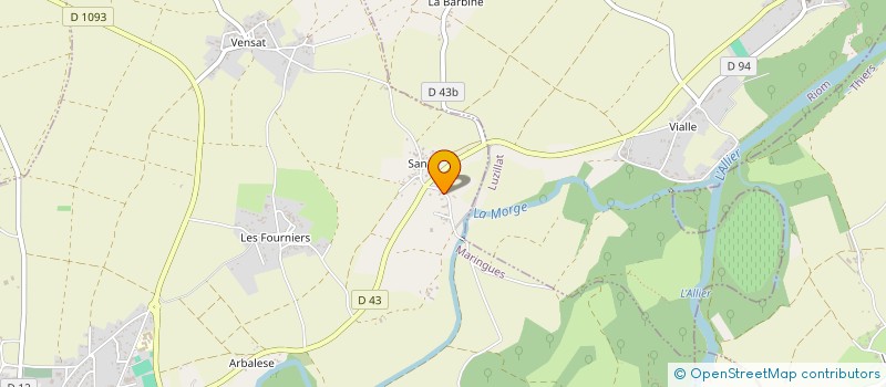 localisation de l'entreprise MONSIEUR FRANCK CHOSSON à MARINGUES