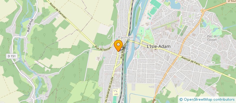 localisation de l'entreprise MONSIEUR FRANCK CHOUCHANA  PARMAIN