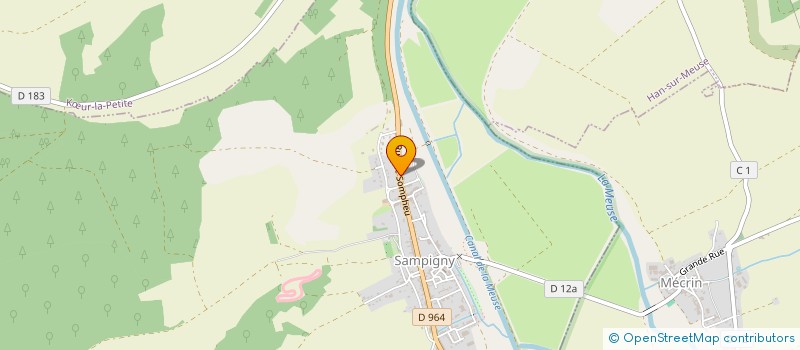 localisation de l'entreprise MONSIEUR FRANCK CHOUMACKER à SAMPIGNY