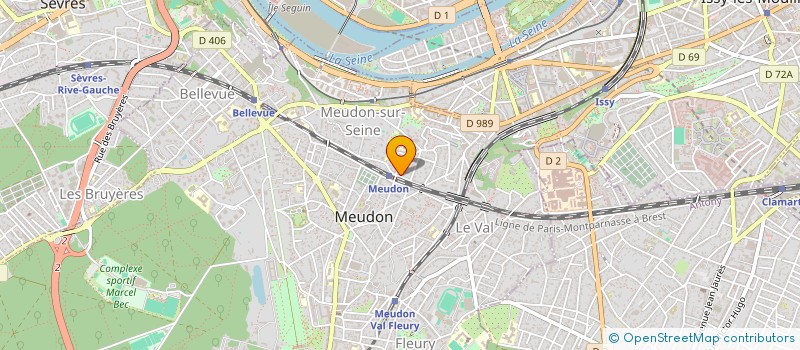 localisation de l'entreprise MONSIEUR FRANCK CIANI à MEUDON