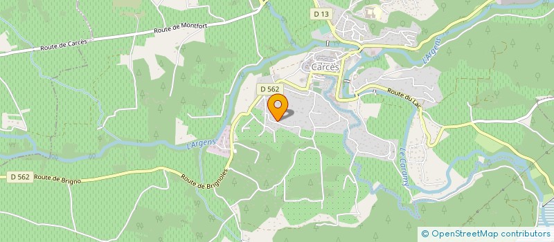 localisation de l'entreprise MONSIEUR FRANCK CIBLA  CARCES