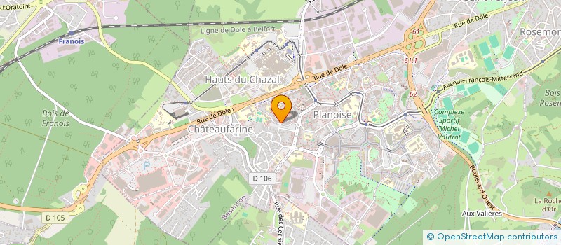 localisation de l'entreprise MONSIEUR FRANCK CISSOKHO à BESANCON
