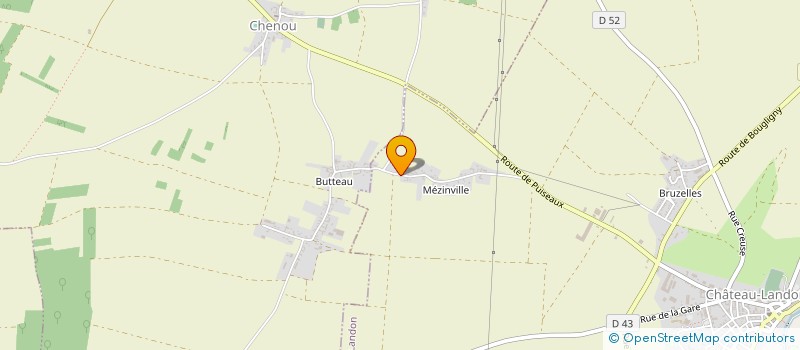 localisation de l'entreprise MONSIEUR FRANCK CLAIN  CHATEAU-LANDON