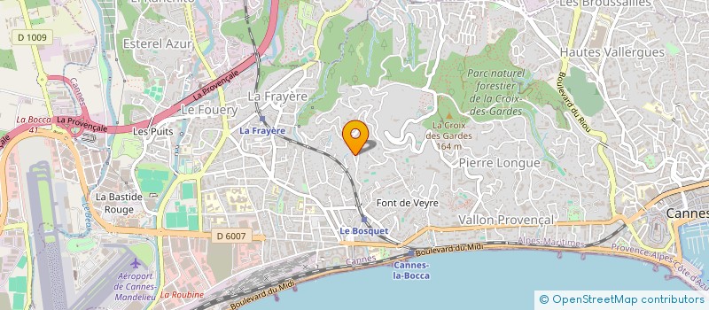 localisation de l'entreprise MONSIEUR FRANCK CLAUS à CANNES