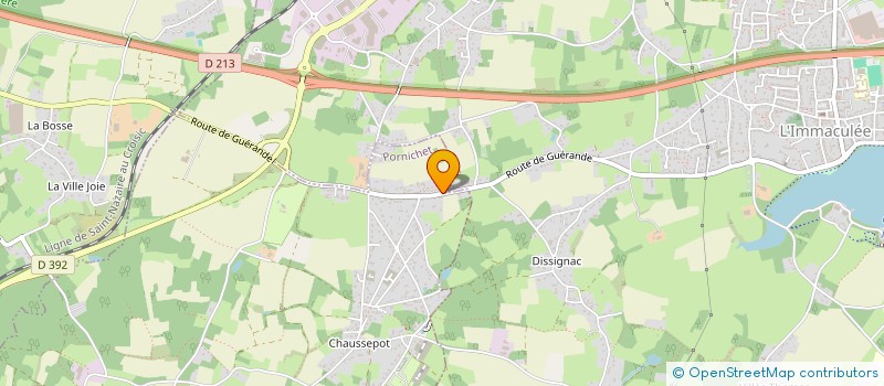 localisation de l'entreprise MONSIEUR FRANCK CLEMENT  PORNICHET