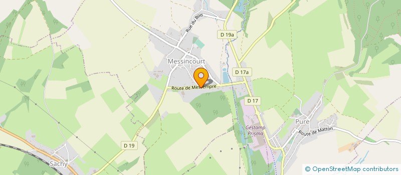 localisation de l'entreprise MONSIEUR FRANCK CLERC  MESSINCOURT