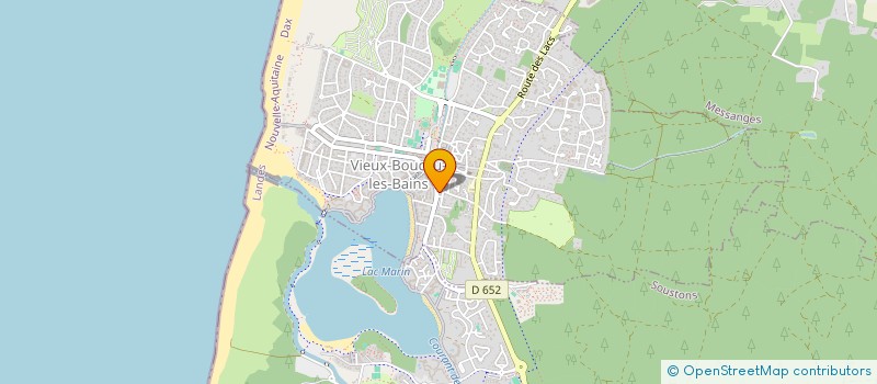 localisation de l'entreprise MONSIEUR FRANCK CLOUET  VIEUX-BOUCAU-LES-BAINS