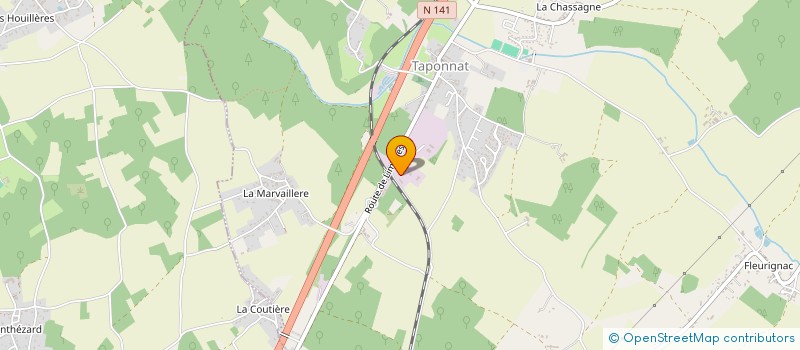 localisation de l'entreprise MONSIEUR FRANCK CLUZEAU à TAPONNAT-FLEURIGNAC