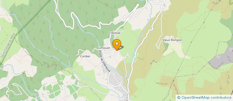 localisation de l'entreprise MONSIEUR FRANCK COGOTTI  ROMPON