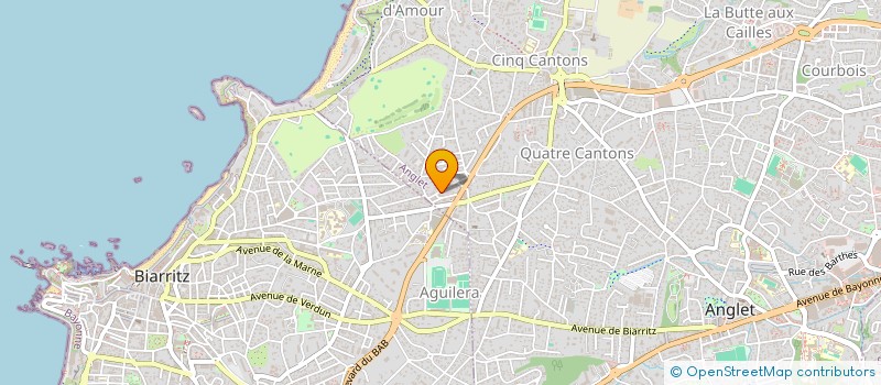 localisation de l'entreprise MONSIEUR FRANCK COLET  BIARRITZ