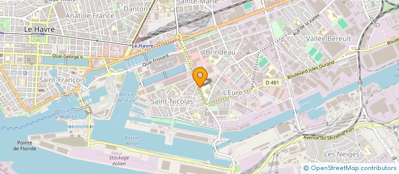 localisation de l'entreprise MONSIEUR FRANCK COLLINOT  LE HAVRE