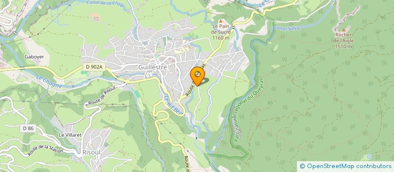 localisation de l'entreprise MONSIEUR FRANCK COMBE  RISOUL