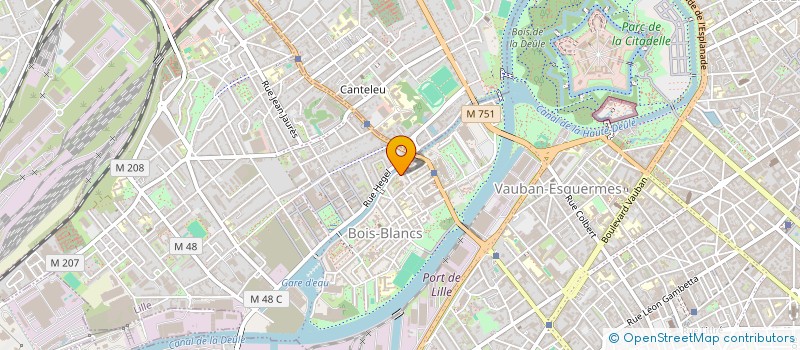 localisation de l'entreprise MONSIEUR FRANCK COMBREAS à LILLE