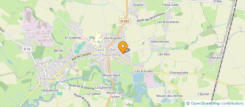localisation de l'entreprise MONSIEUR FRANCK COMBRICHON  SAINT-DIDIER-SUR-CHALARONNE