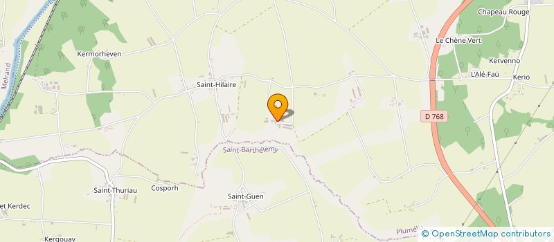 localisation de l'entreprise MONSIEUR FRANCK CONANEC  PLUMELIAU-BIEUZY