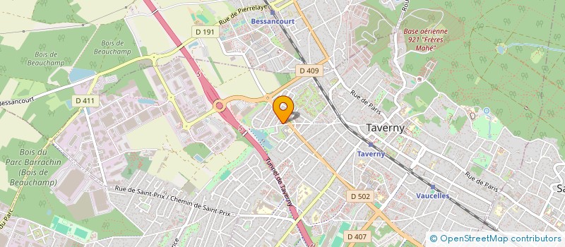 localisation de l'entreprise MONSIEUR FRANCK COQK  TAVERNY