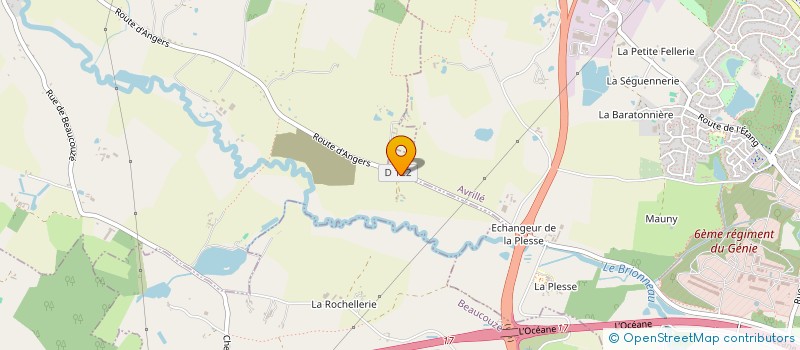 localisation de l'entreprise MONSIEUR FRANCK CORBIN  AVRILLE