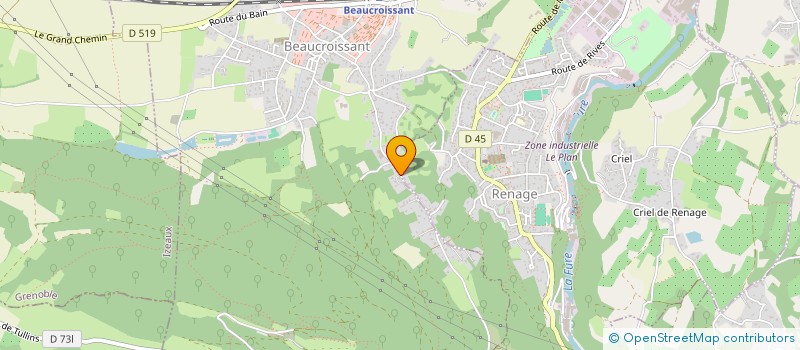 localisation de l'entreprise MONSIEUR FRANCK CORDEIRO  BEAUCROISSANT