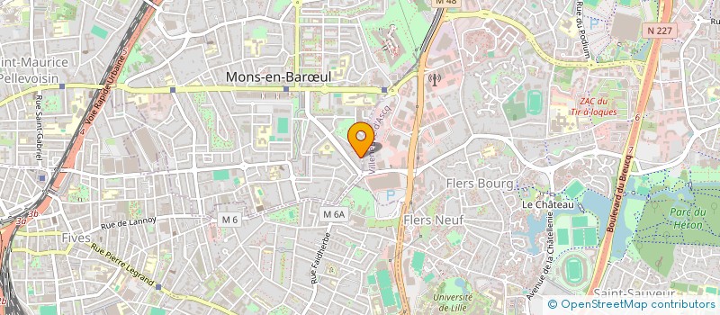 localisation de l'entreprise MONSIEUR FRANCK CORDELETTE  MONS-EN-BARUL