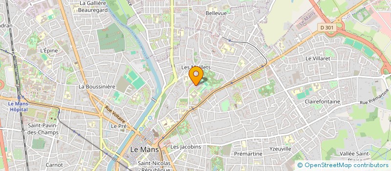 localisation de l'entreprise MONSIEUR FRANCK CORLAY  LE MANS