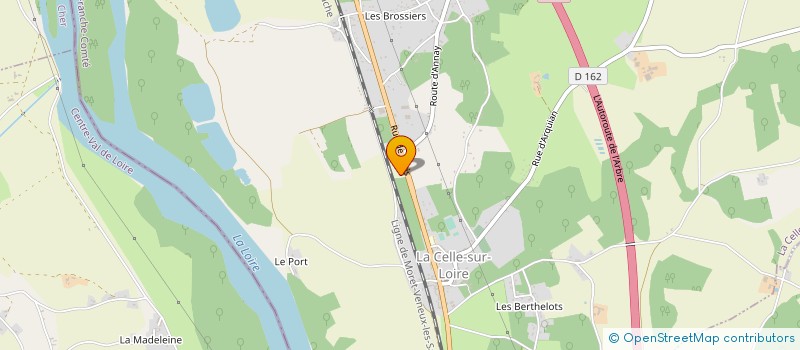 localisation de l'entreprise MONSIEUR FRANCK CORSELLIS  LA CELLE SUR LOIRE