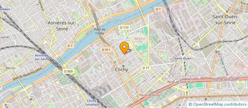 localisation de l'entreprise MONSIEUR FRANCK CORTADA à CLICHY