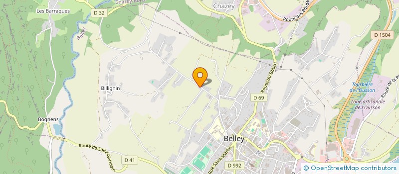 localisation de l'entreprise MONSIEUR FRANCK CORTINOVIS  BELLEY