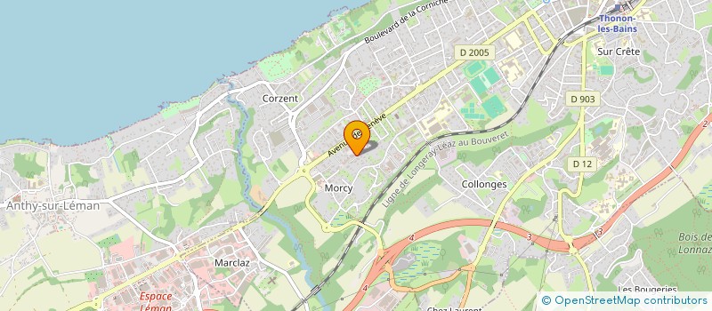 localisation de l'entreprise MONSIEUR FRANCK CORTOT à THONON-LES-BAINS