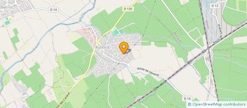 localisation de l'entreprise MONSIEUR FRANCK COSTESEC  AUBORD