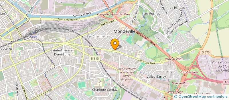 localisation de l'entreprise MONSIEUR FRANCK COUELLAN  MONDEVILLE