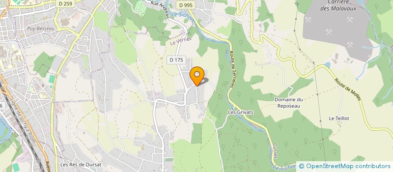 localisation de l'entreprise MONSIEUR FRANCK COUEYRAS  LE VERNET